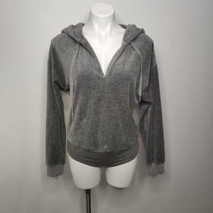 Kendall & Kylie Gray Hooded Bodysuit